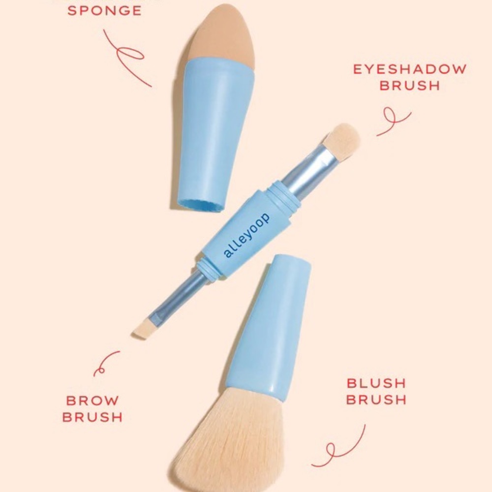 Alleyoop multitasker 4-in-1 makeup brush